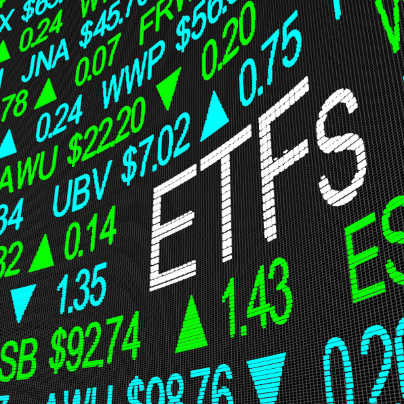 Etfs,Exchange,Traded,Funds,Stock,Market,Investment,3d,Illustration